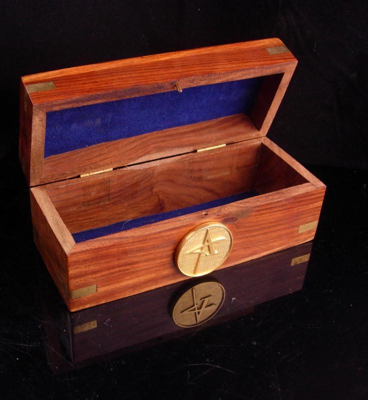 Mens embossed Ship Box - Nautical Anchor vintage gift - Initial A -Jewelry case - mens dresser box - gift for dad sailor- personalized gift