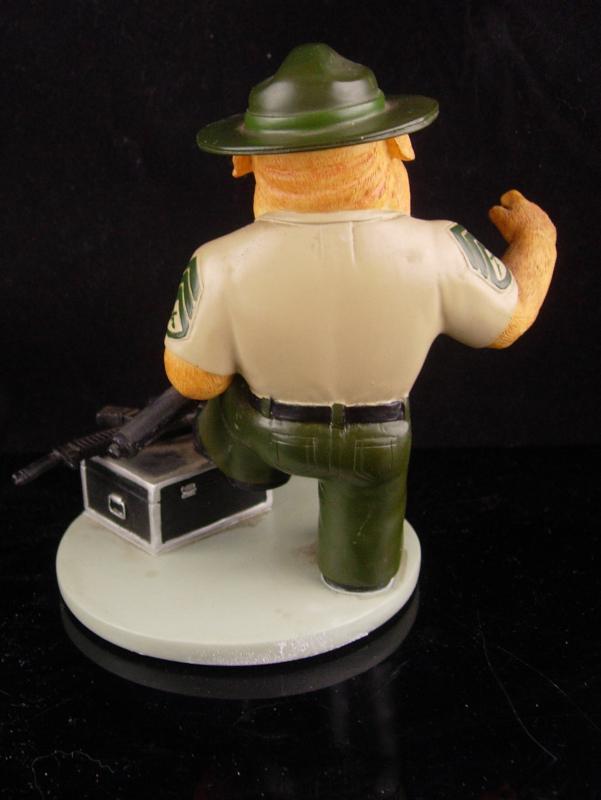 Vintage Marine bulldog statue - Marine Drill instructor - limited edition - veteran marine gift - Fathers Day - gift for dad
