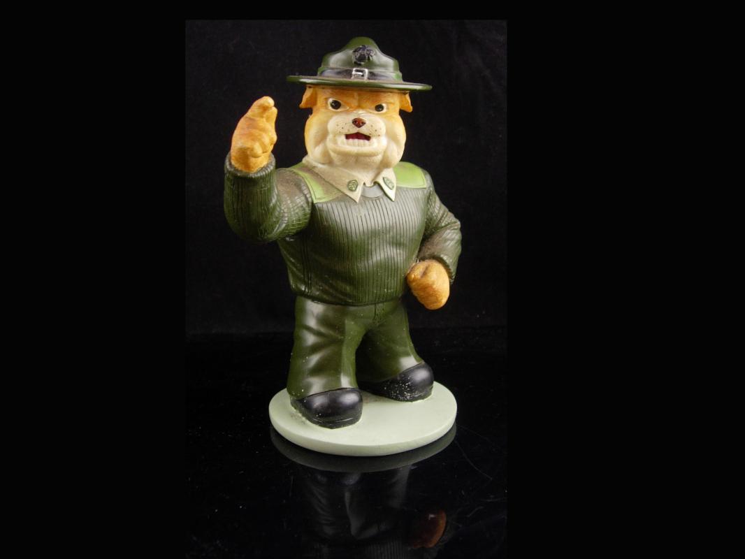 Vintage Marine bulldog figurine - Marine Drill instructor statue - limited edition - veteran marine gift - Fathers Day - gift for dad