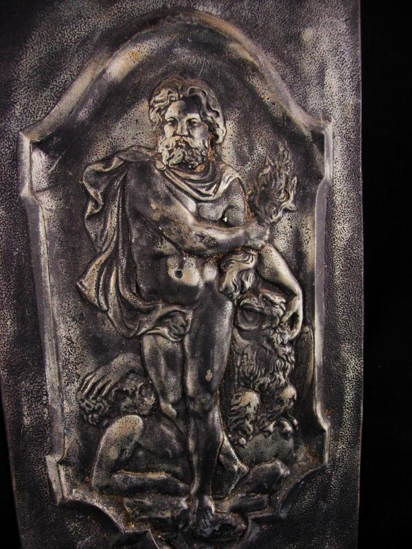 Antique Relief Plaque - Zeus Greek God - 16