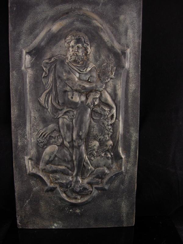 Antique Relief Plaque - Zeus Greek God - 16