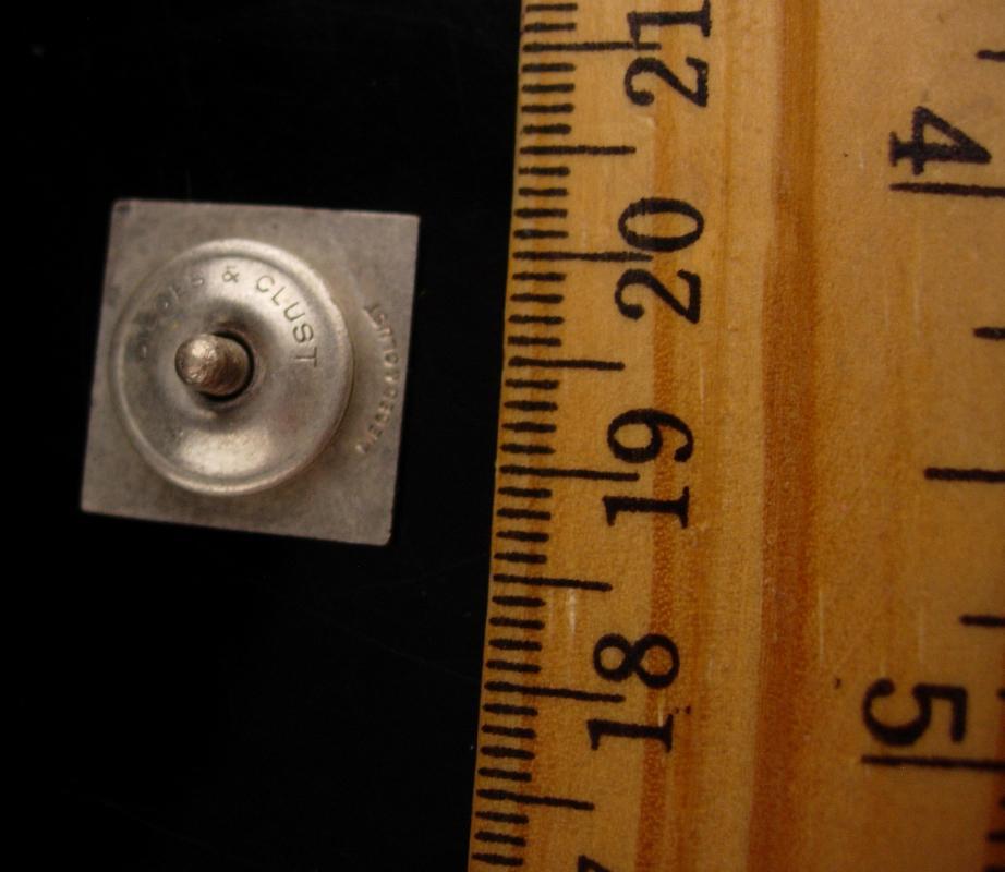 1932 Boxing Glove A.A. medal - antique Dieges & Clust Golden gloves pin - Boxer screw back collar pin