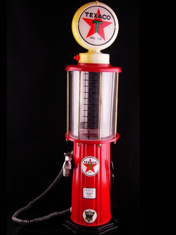 Vintage TEXACO 1920 Gas Pump Drink Dispenser - Lighted Sign Lamp - Barware - bartender gift