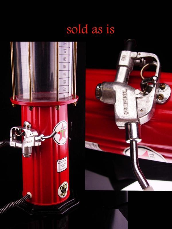 Vintage TEXACO 1920 Gas Pump Drink Dispenser - Lighted Sign Lamp - Barware - bartender gift