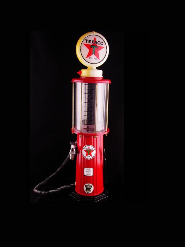 Vintage TEXACO 1920 Gas Pump Drink Dispenser - Lighted Sign Lamp - Barware - bartender gift