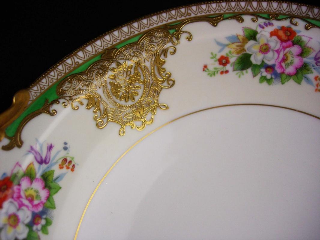 Vintage raised gold Bowl - Noritake SABINA 9