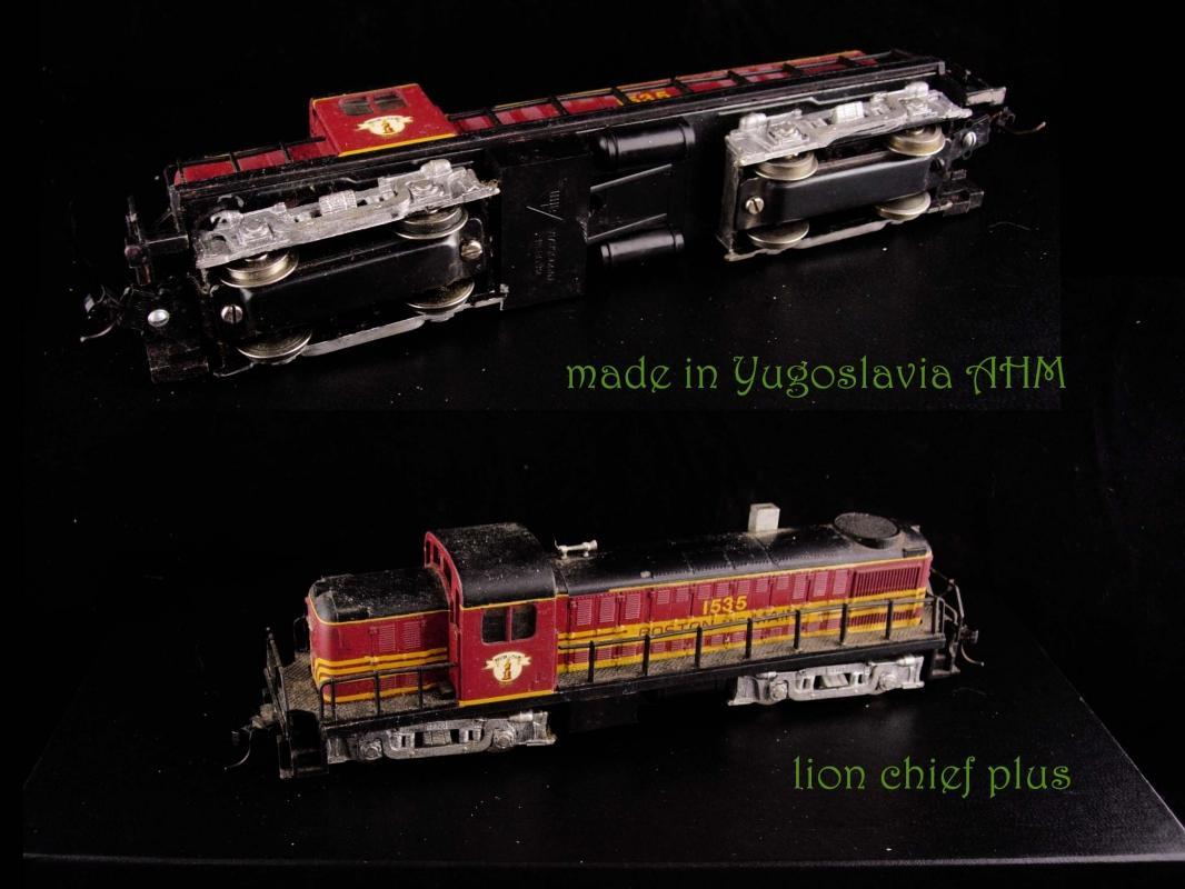 8 Vintage Model Trains - Kadee - Boston locomotives - train collection - Lion Chief - life like metal Railroad HO lot