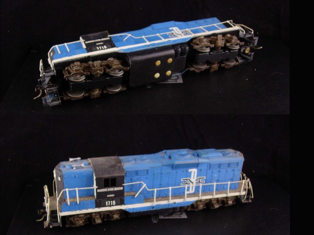 8 Vintage Model Trains - Kadee - Boston locomotives - train collection - Lion Chief - life like metal Railroad HO lot
