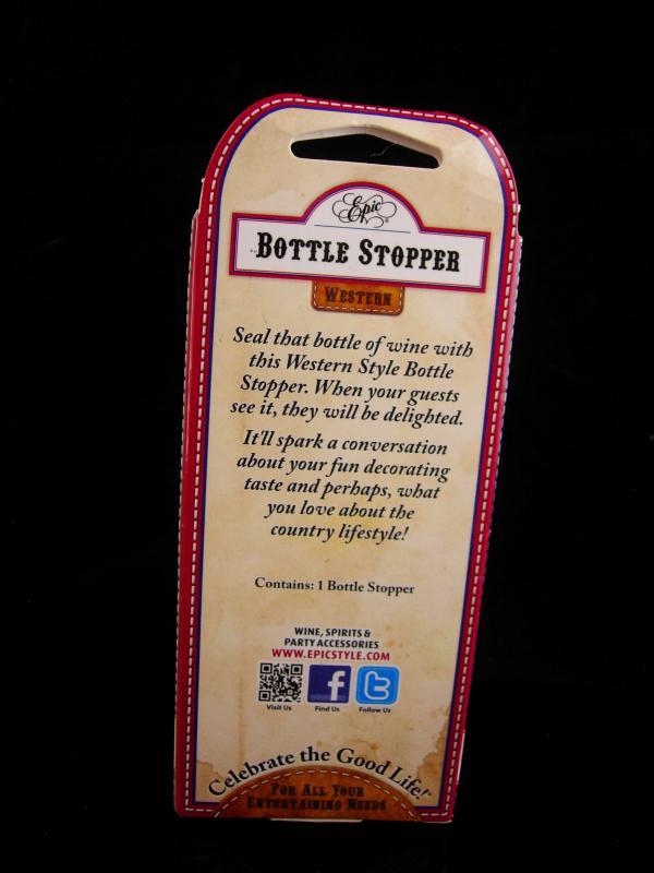 Cowboy Bottle stopper - Vintage Texas Boot Pourer - wine novelty gift - bachelor party - stocking stuffer