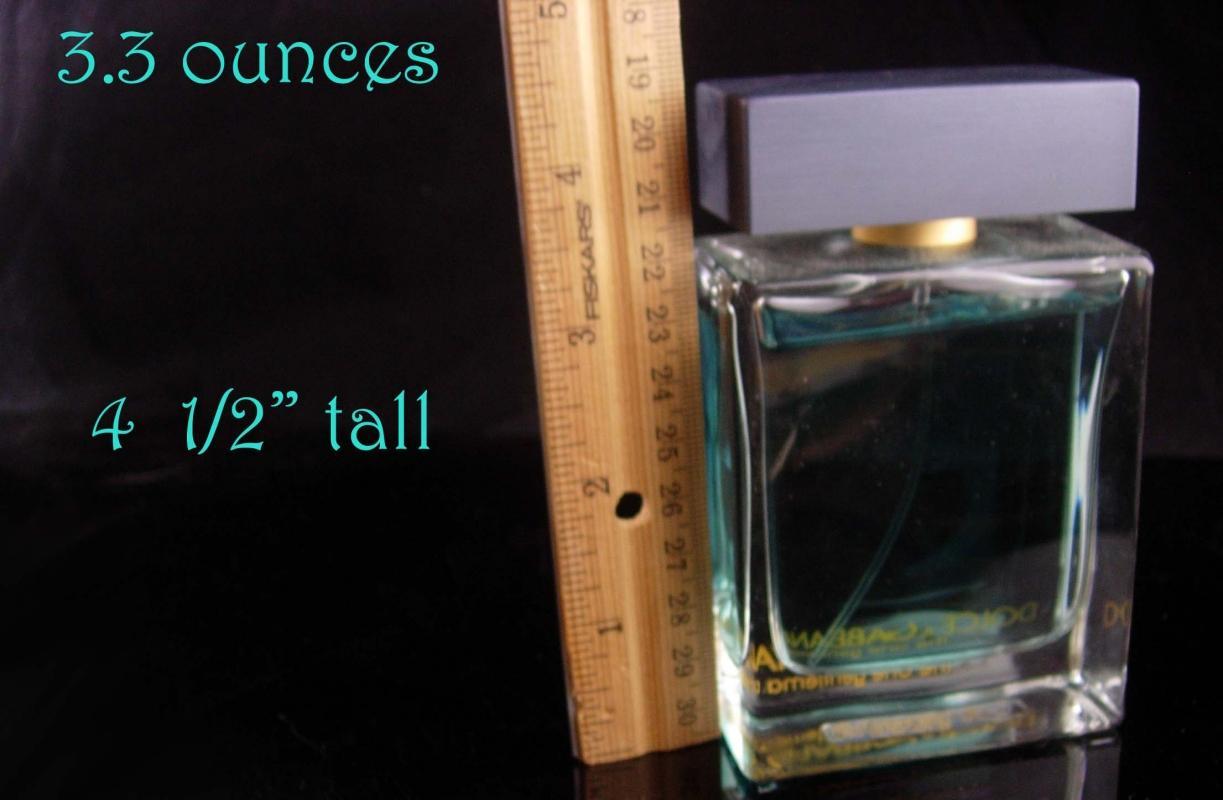 3.3 Oz Dolce & Gabana cologne - The one Gentleman - Vintage large bottle