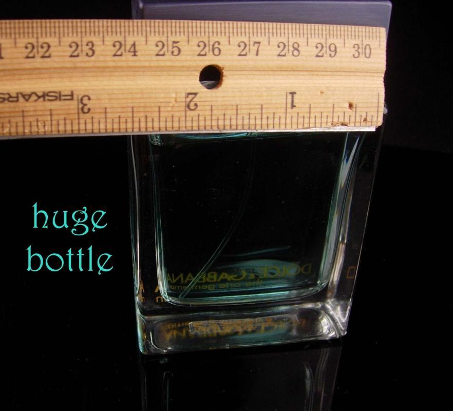3.3 Oz Dolce & Gabana cologne - The one Gentleman - Vintage large bottle