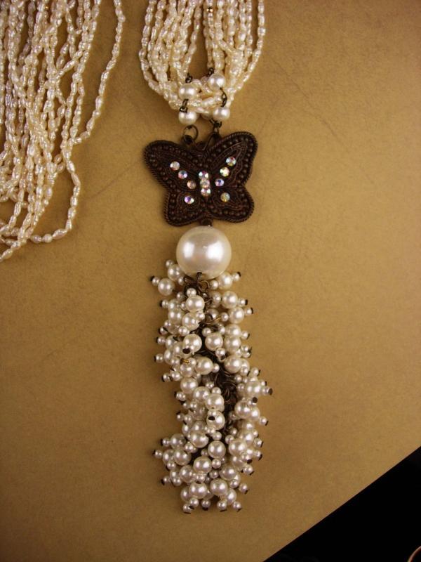 Vintage Flapper Pearl necklace - 6