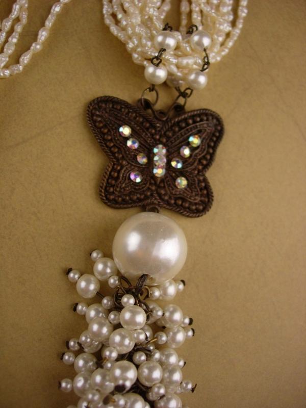 Vintage Flapper Pearl necklace - 6