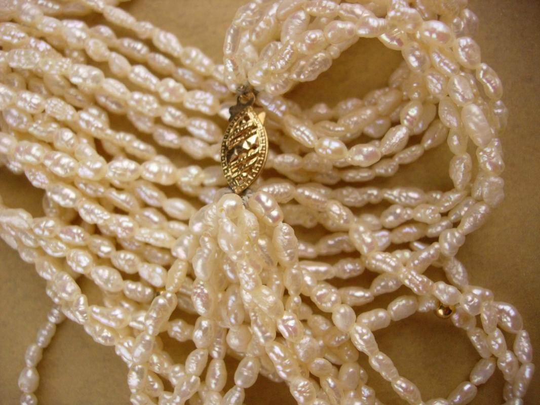 Vintage Flapper Pearl necklace - 6