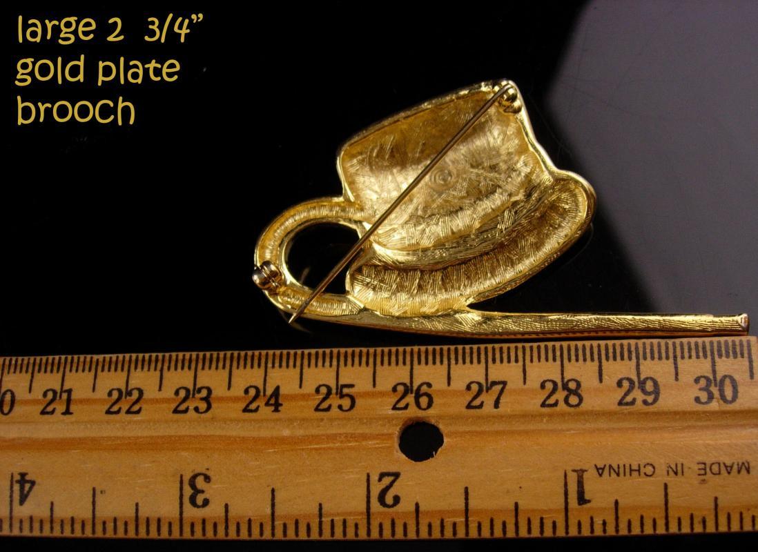 Magician cane Brooch - Vintage Top Hat - Broadway entertainer - Ball Room Dance - mens cool gift