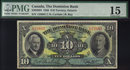 1938 $10 THE DOMINION BANK PMG 15