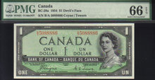 1954 $1 bank of canada