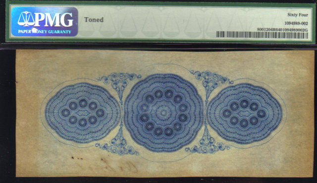1861 $2 WESTMORLAND BANK OF NEWBRUNSWICK PMG 64