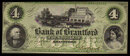 ONTARIO-Bank of Brantford $4 Nov. 1, 1859 Ch.