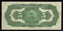 Canadian Currency Imperial Bank of Canada $5 1933