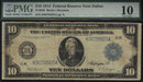 USA $1914 $10 federal reserve note PMG vg10
