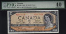 1954 $2 BANK OF CANADA DEVIL FACE PAPERMONEY PMG 40