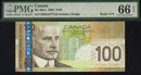 2 digit RADAR 7755577 $20 BANK OF CANADA 2005 PMG 65