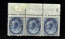 1899 5 cents 3 STAMPS queen victoria MNH canada RARE