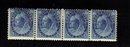 1899 5 cents 4 STAMPS queen victoria MNH/mh canada RARE