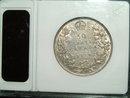 1910 canada 50 cents ANACS AU 50 VICTORIAN LEAVES