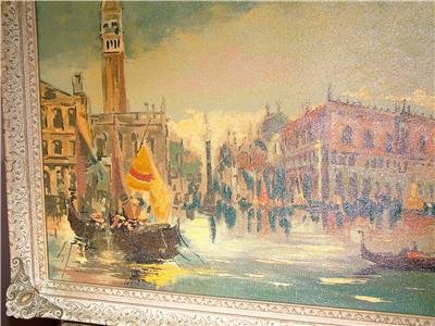 JEAN SIRONI ITALY : VENICE GRAND CANAL 1930
