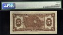 1938 $5 THE DOMINION BANK PMG 55 amazing