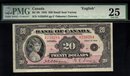 1935 $20 BANK OF CANADA BC-9b PMG25 amazing banknote