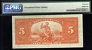 1935 $5 BANK OF CANADA BC-5 PMG35 amazing banknote