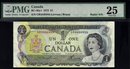 2 digit 1973 $1 BANK OF CANADA $1 radar 4446444