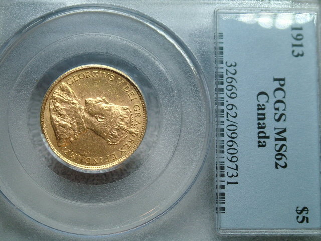 1913 $5 gold coin a beauty