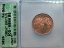 1828 farthing super high graded