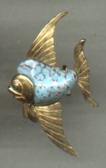 Brooch/Designer/Castlecliff Fish Figural