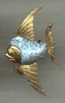 Brooch/Designer/Castlecliff Fish Figural