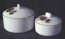 Vanity Item(s)/Pale Blue/Round Plastic Powder/Trinket Boxes