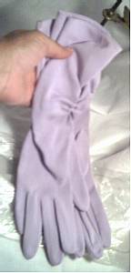 Gloves/Pair of Ladies Lavender-C. 1960's-1970's/New in Original Bag