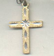 Religious/Pendent/Cross/Goldtone