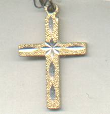Religious/Pendent/Cross/Goldtone