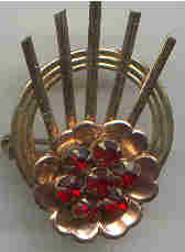 Brooch/Designer/Harry Iskin/Gold Filled Retro