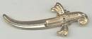 Brooch/Designer/Coro Gold Plated Sword W/Clear Rhinestones