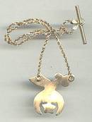 Fraternal/Lapel Chatelain Charm/14 KT./Shriners
