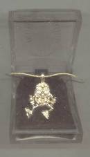 Necklace/MIB/Plated Necklace/Dancing California Rasin Pendent