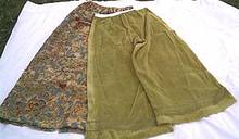 Clothing/Skirt & Palazzo Pants/Handmade/Vintage Fabric