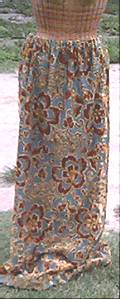 Clothing/Skirt & Palazzo Pants/Handmade/Vintage Fabric