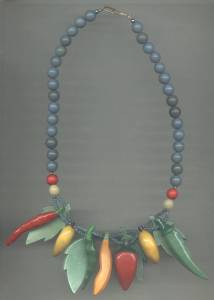 Necklace/Plastic and Wood/Bead &Veggie&Fruit
